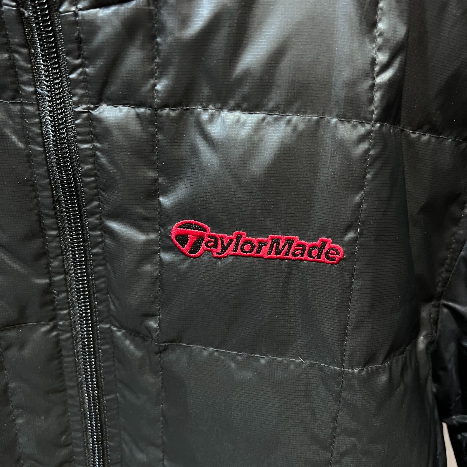 美品 テーラーメイド 半袖 ダウンジャケット M メンズ ブラック