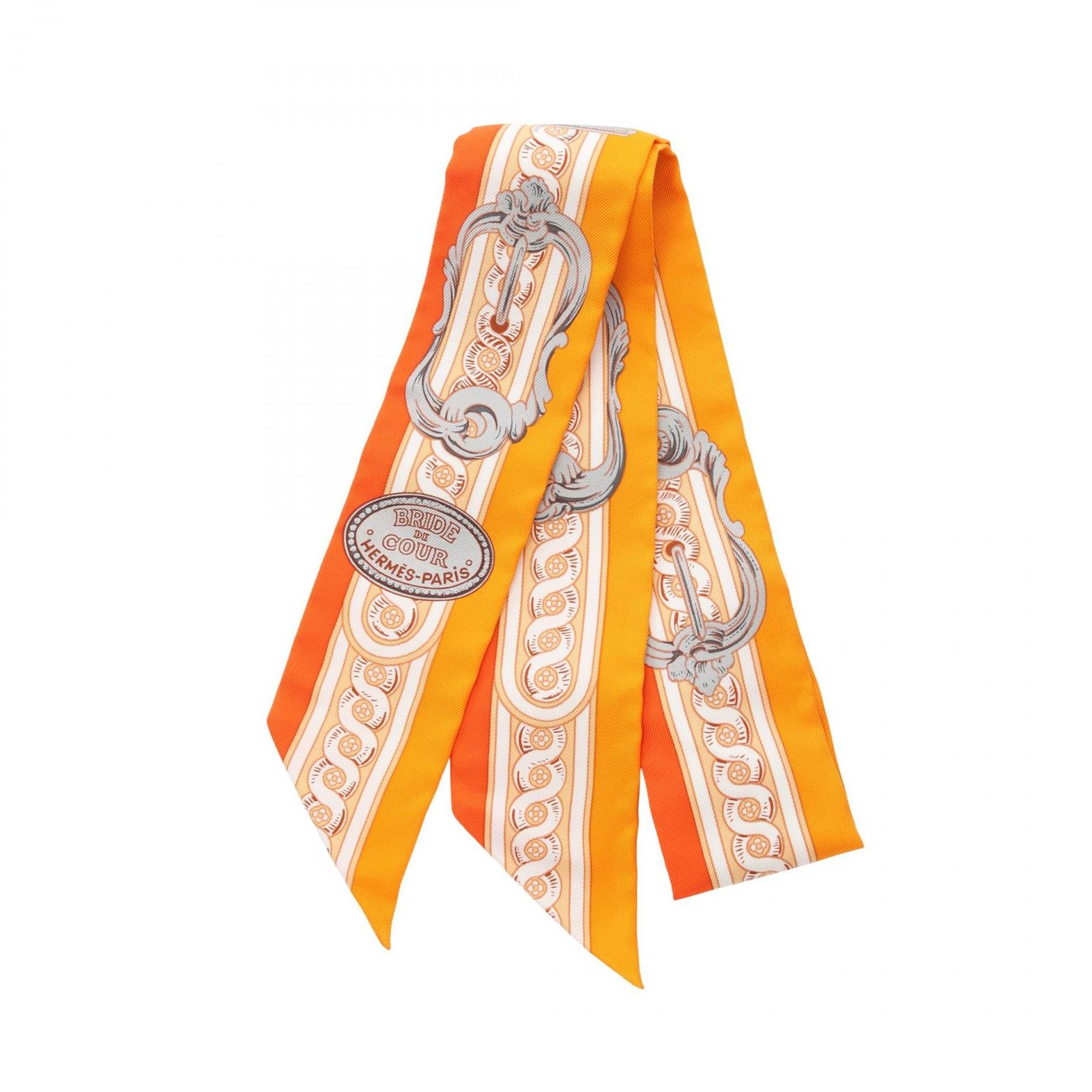 エルメス HERMES スカーフ ツイリー BRIDE DE COUR シルク