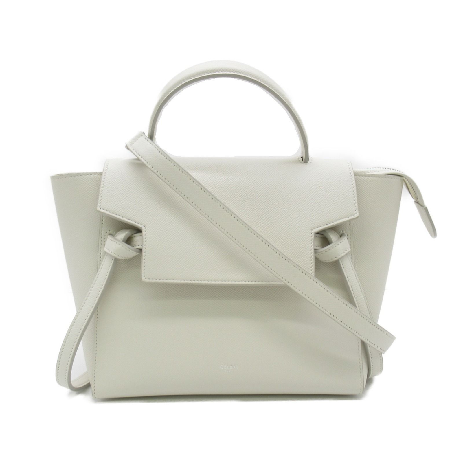 美品✨セリーヌ ベルトバッグ 2WAY トート ショルダー キャンバス×レザー セリーヌ ベルトバッグ 2wayショルダーバッグ 2wayショルダー