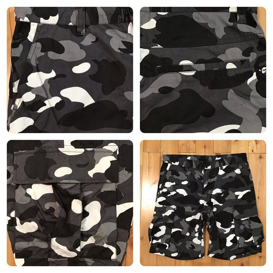 ☆蓄光☆ City camo カーゴ ハーフパンツ Lサイズ ショーツ a bathing ape bape shorts エイプ ベイプ  アベイシングエイプ 迷彩 - メルカリ