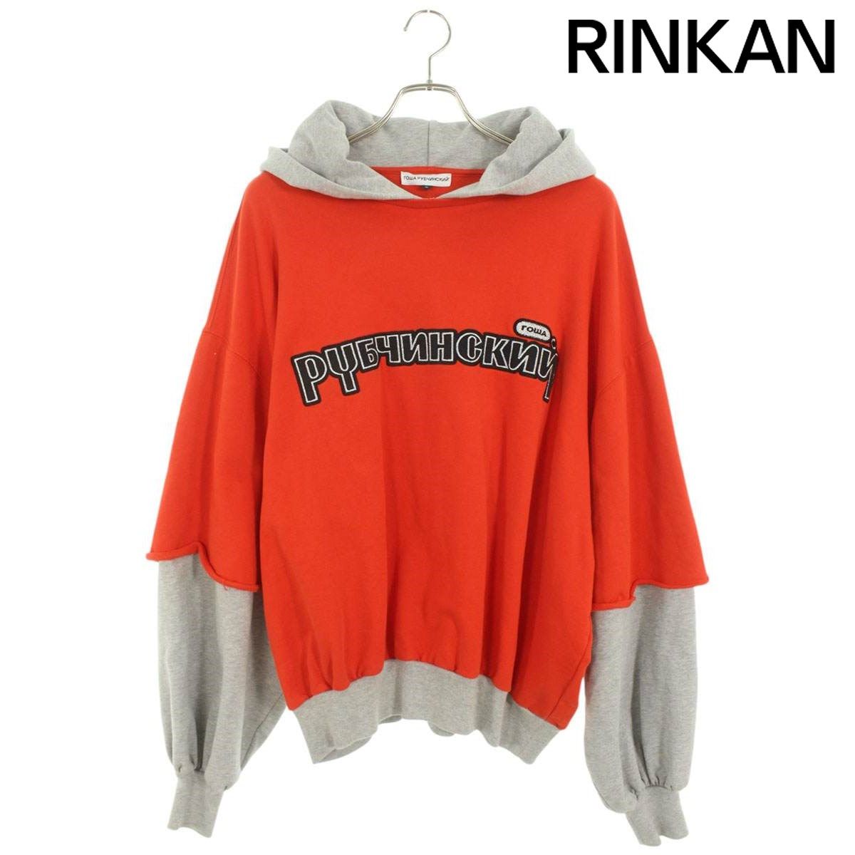 ゴーシャラブチンスキー 18SS G012-T019 COMBO HOODED SWEATSHIRT 