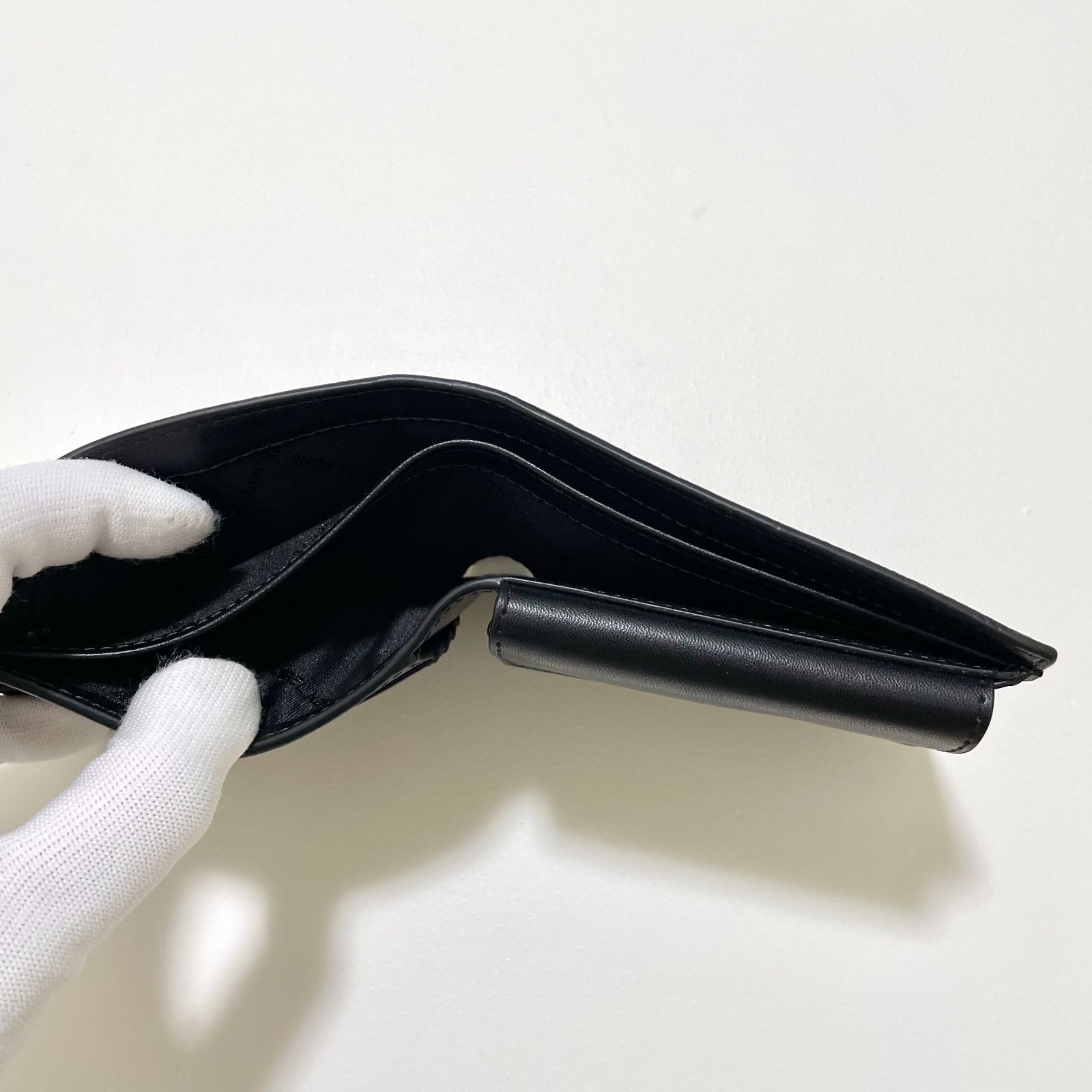 マイケルコース 財布 ウォレット 二つ折り シグネチャー メンズ 黒