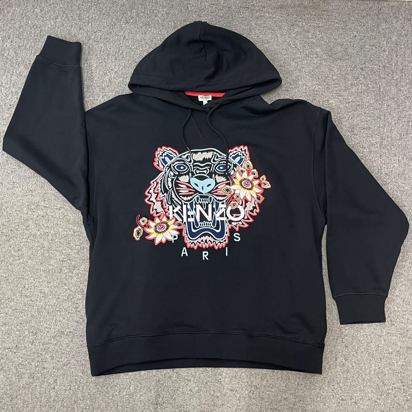 KENZO トラ刺繍 フード付きパーカー