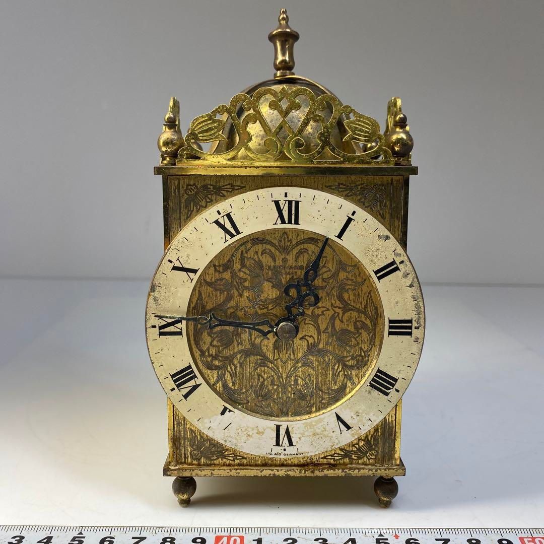 JUNGHANS 彫金 置時計 944g高さ17.5㎝ 東Y6-0711 トヒエ NEXPOTALLINN_EU