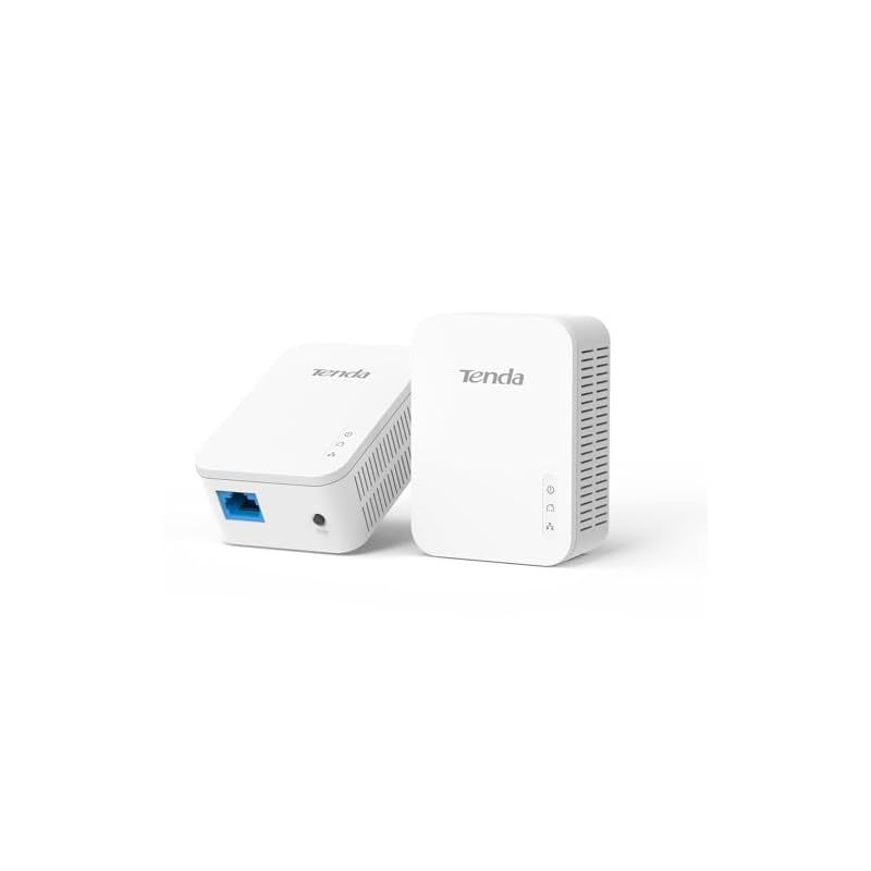 Tenda AV1000 1ポートギガビット電力線アダプタ、最大1000Mbps（PH3）