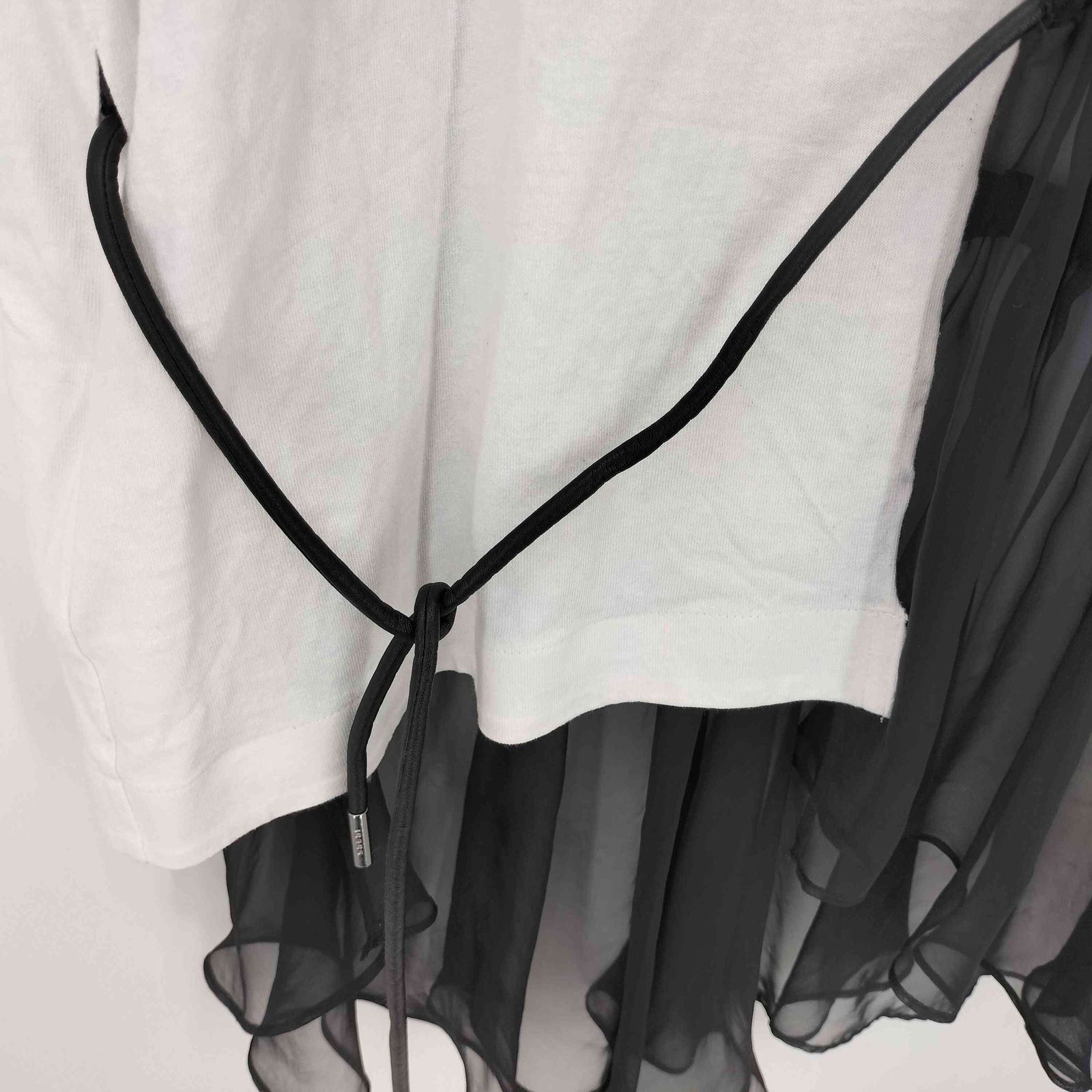 サカイ Sacai 20SS FUNKADELICシフォンドッキングアシンメトリーT