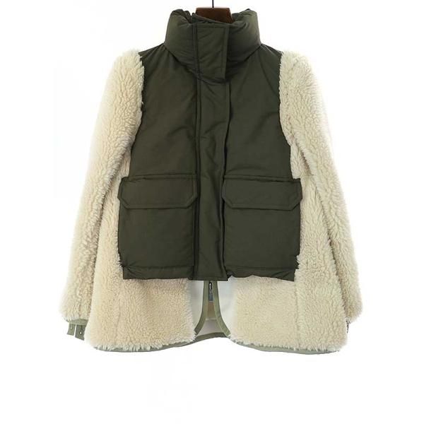 sacai 22aw パテッドジャケット　新品未使用 sacai◇オーバーサイズ黒 22AW/パテッドジャケット22-02940M