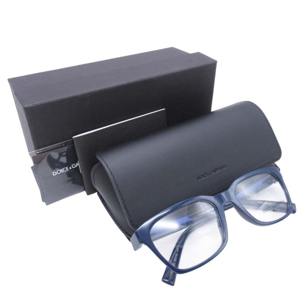 未使用 DOLCE&GABBANA ドルチェアンドガッバーナ メガネ スクエア  