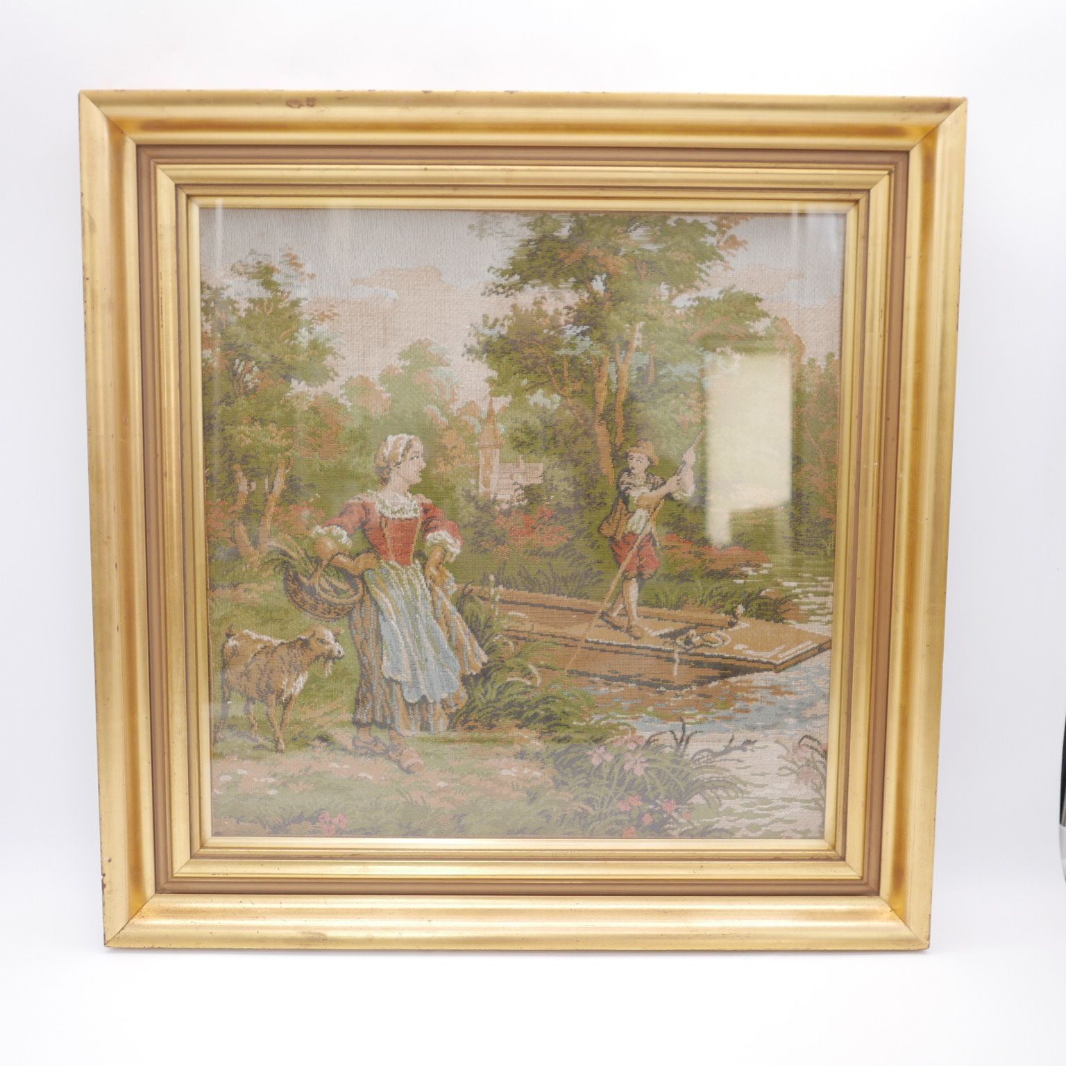 絵画 タペストリー インテリア アート ゴブラン織 額縁 芸術 絵 【公式