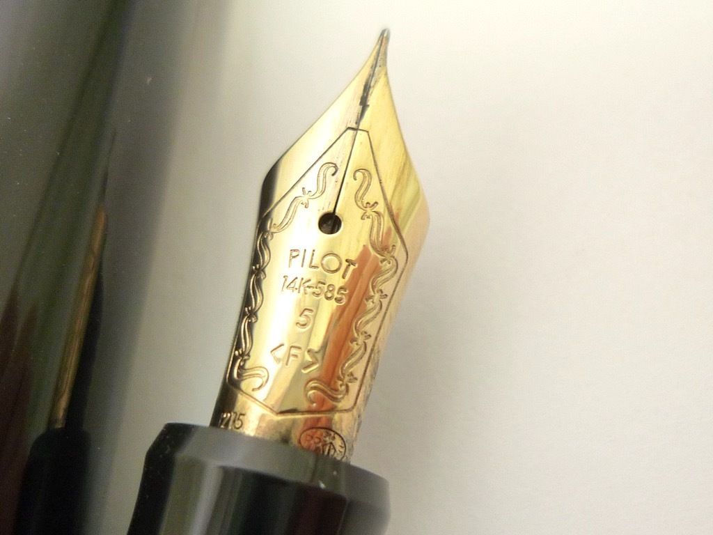 パイロット PILOT 万年筆 14K 14金 CUSTOM 74 カスタム 585 5 (F) 細字