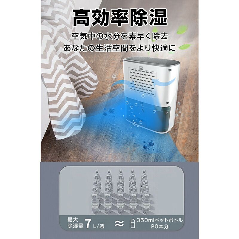 除湿機 コンプレッサー式 PSE認証済 12畳 空気清浄機 衣類乾燥 小型 家庭