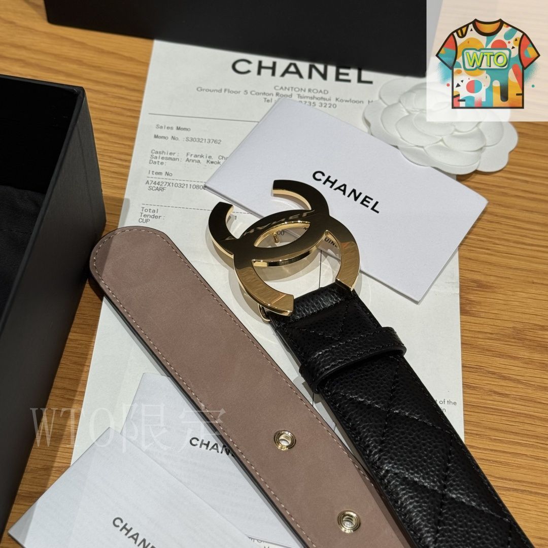 今日特価】Chanel ニューモデル レディースベルト-3 - メルカリ