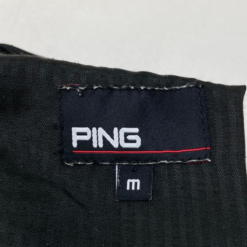 サイズ：M PING ピン 2024年モデル ストレッチパンツ  ブラック系 [240101456184] ゴルフウェア メンズ ストスト サイズ：M PING ピン 2024年モデル ストレッチパンツ ブラック系