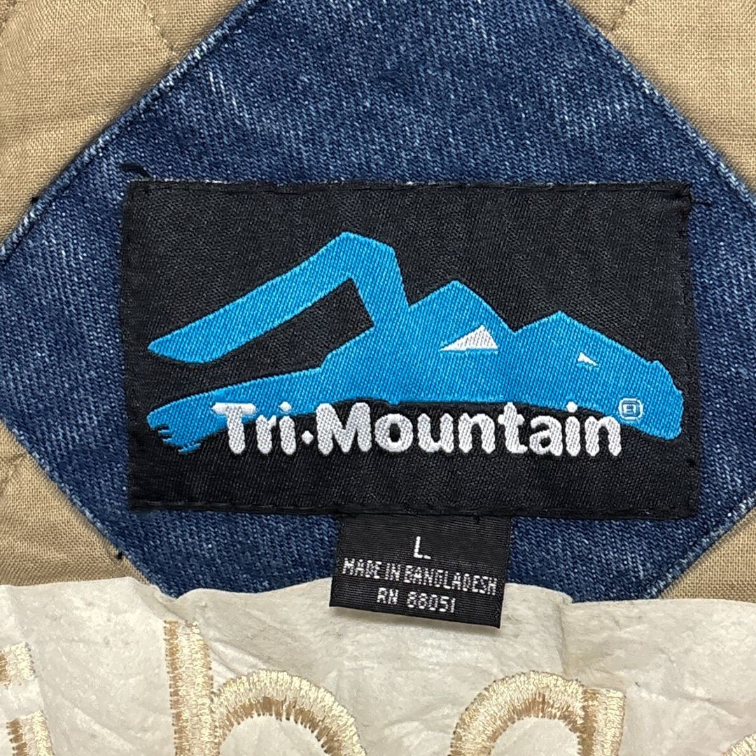 TRI-MOUNTAIN】 US企業ロゴ刺繍 デニムスタジャン S-2432 - メルカリ