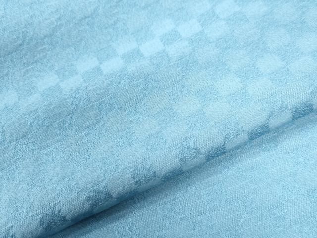 上質な色無地 市松地紋