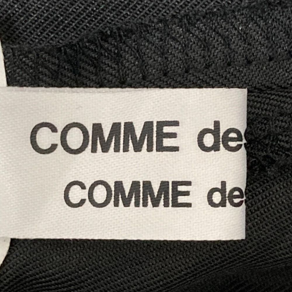 【80％以上割引】 AD2025 COMME des GARCONS コムコム コムデギャルソン 裾ZIP イージーパンツ サイズS ブラック レディース 古着