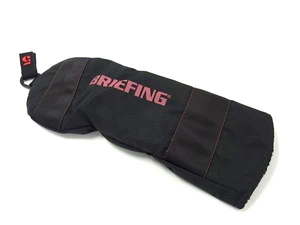 BRIEFING ブリーフィング ナイロンキャンバス ゴルフクラブカバー ヘッドカバー ブラック系 BK5077