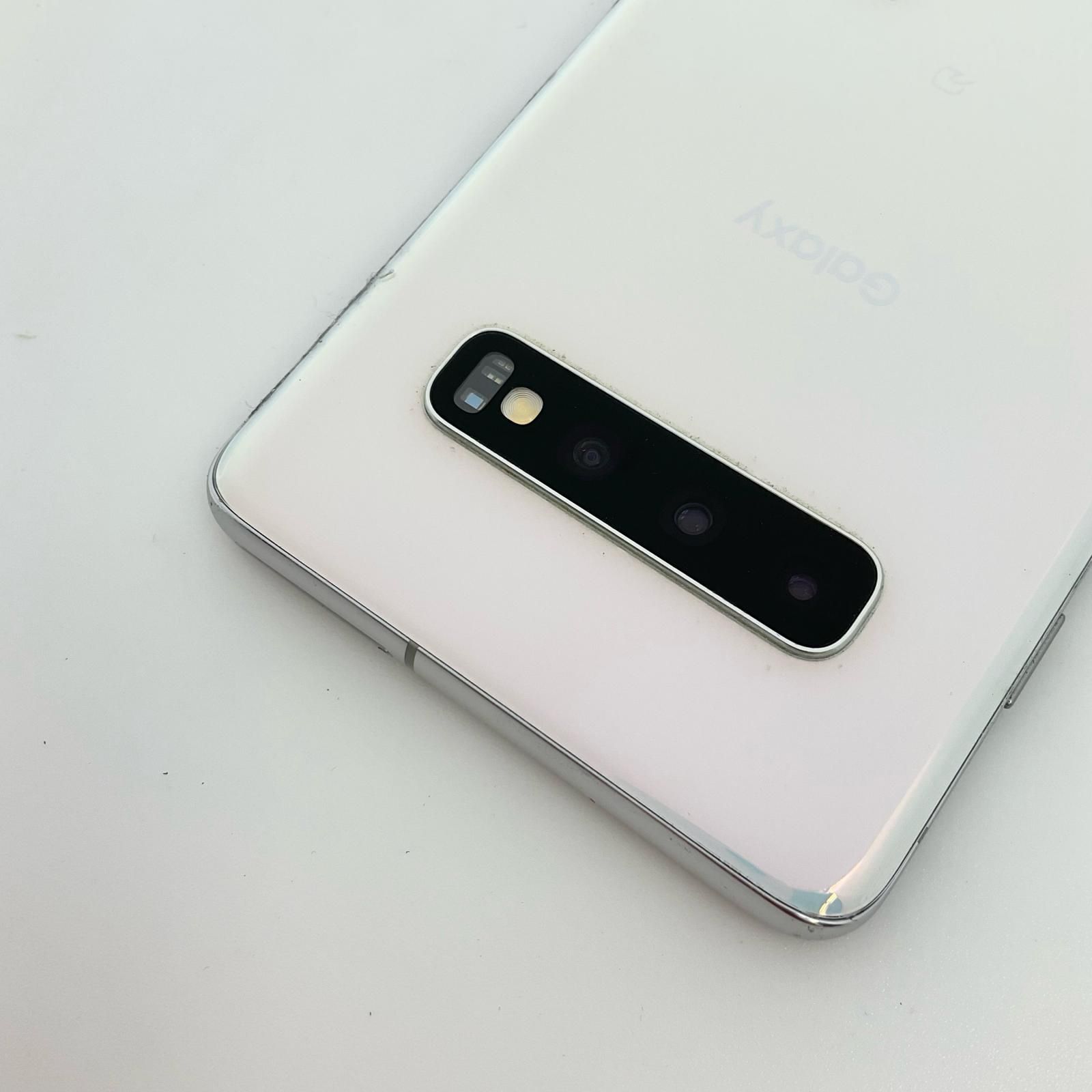 最速発送】SAMSUNG Galaxy S10 128GB プリズムホワイト au SCV41 白