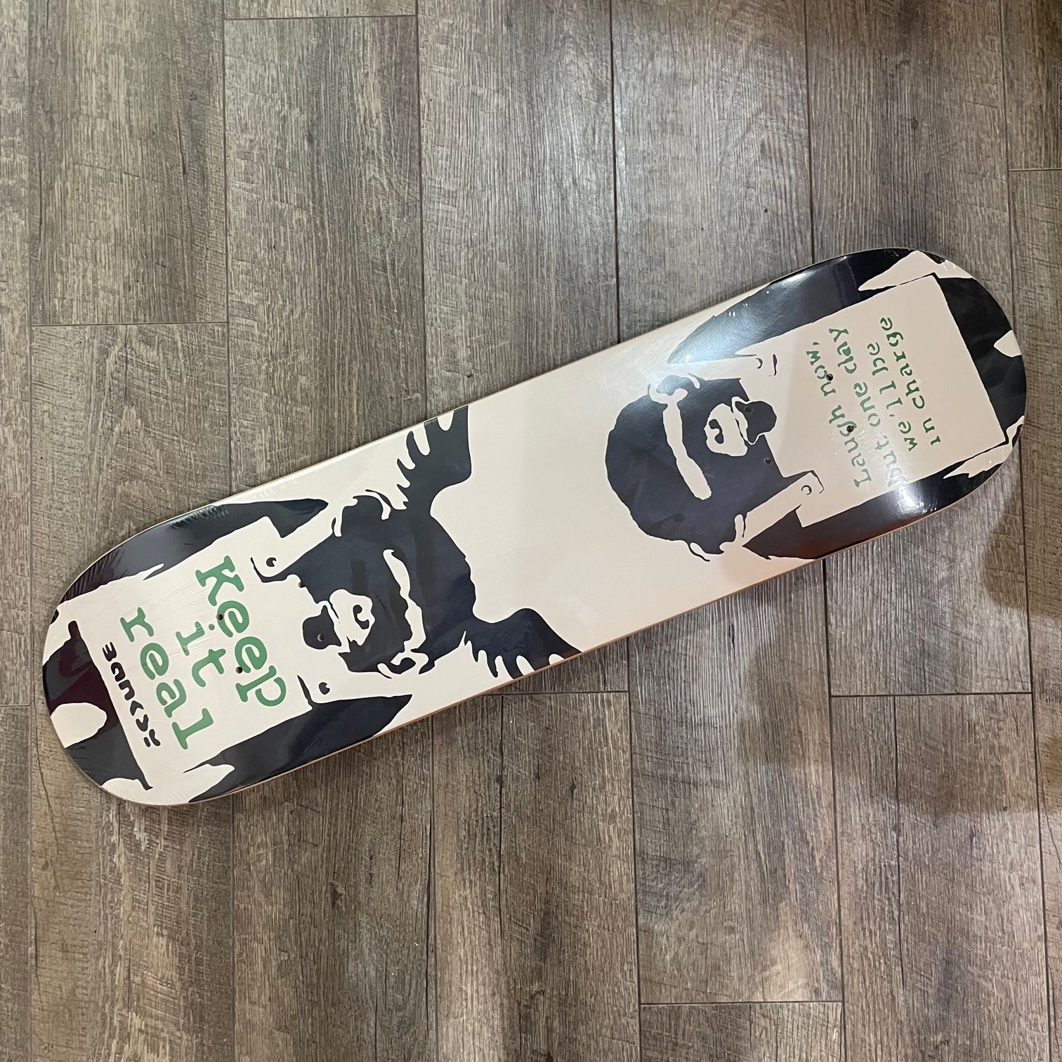 未使用品 BANKSY SKATEDECK Laugh now Skateboard スケートボード