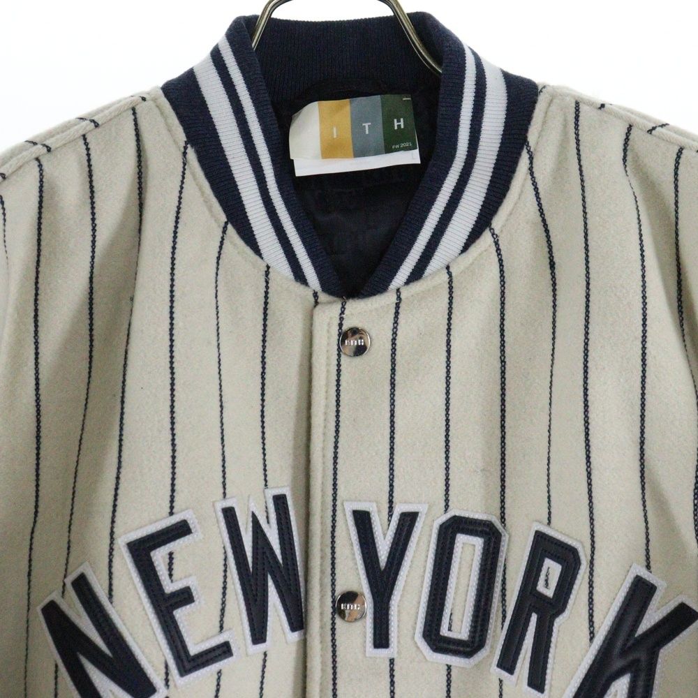 KITH (キス) 21AW ×MLB for New York Yankees Wool Bomber Jacket