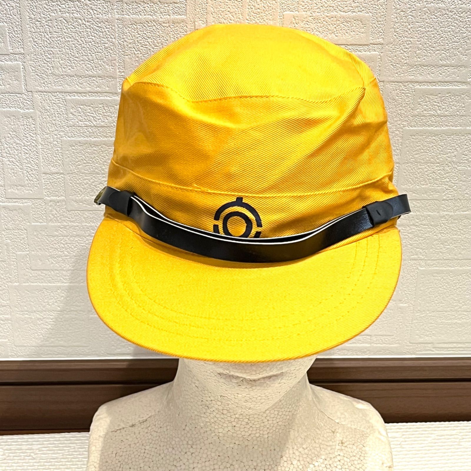 w^)b ワーク キャップ 帽子 ロゴマーク 昭和レトロ 作業用帽子 京成