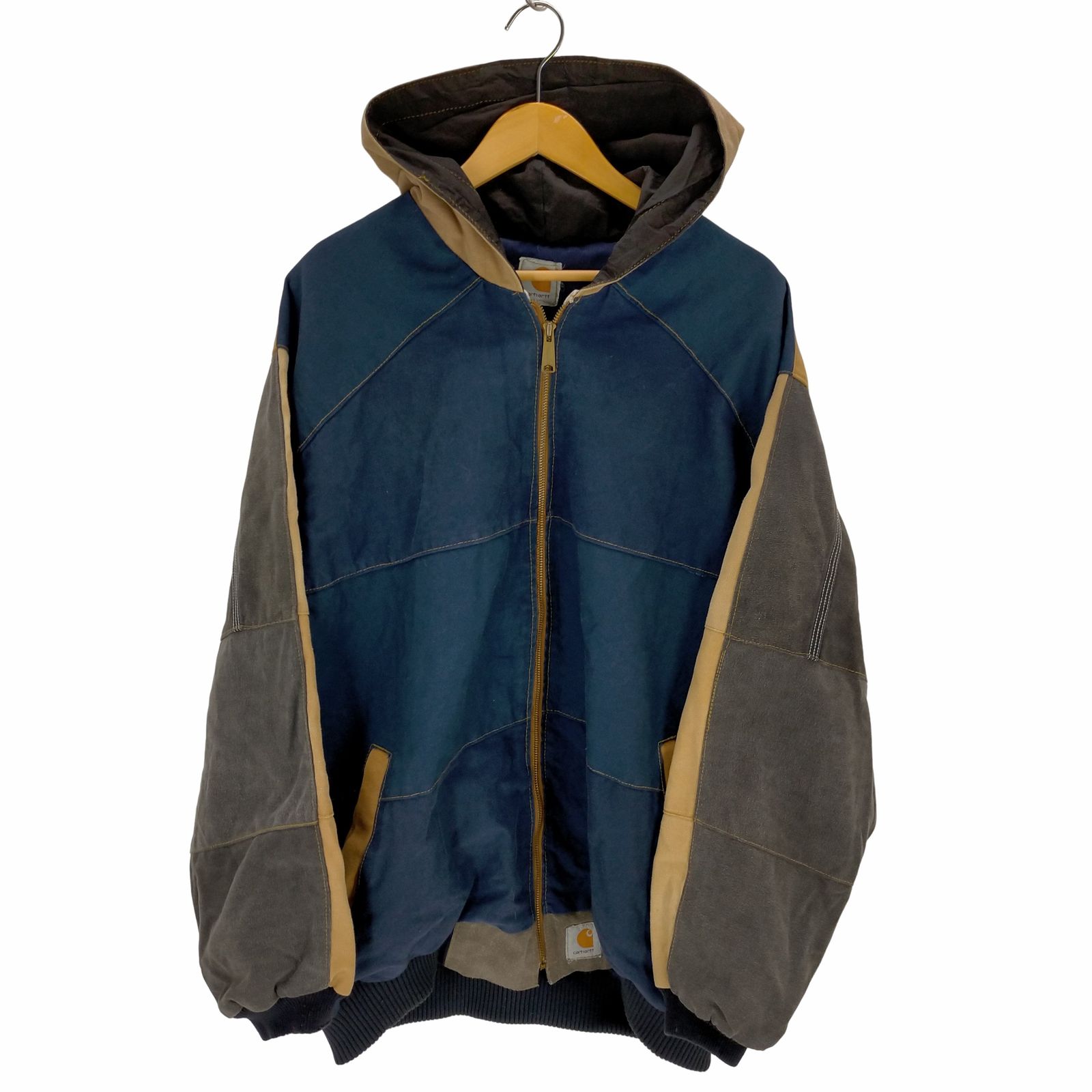 カーハート Carhartt リメイクパッチワーク ダック地ジャケット