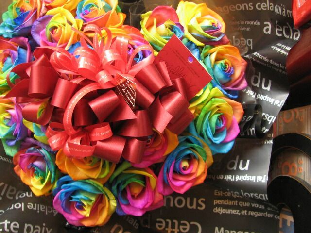 レインボーローズ フラワーギフト ハート レインボーローズ ハート サプライズなフラワーギフト レインボーローズ STEELWINDOWSANDDOORS_COM