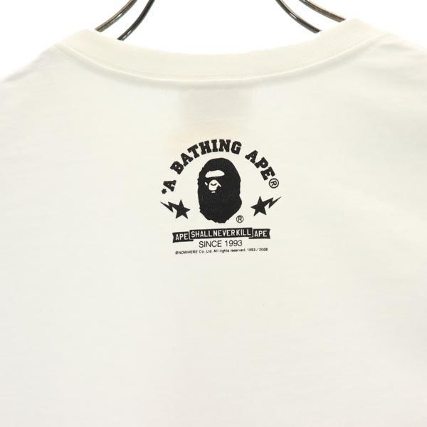 アベイシングエイプ 日本製 ロゴプリント 半袖 Tシャツ XS