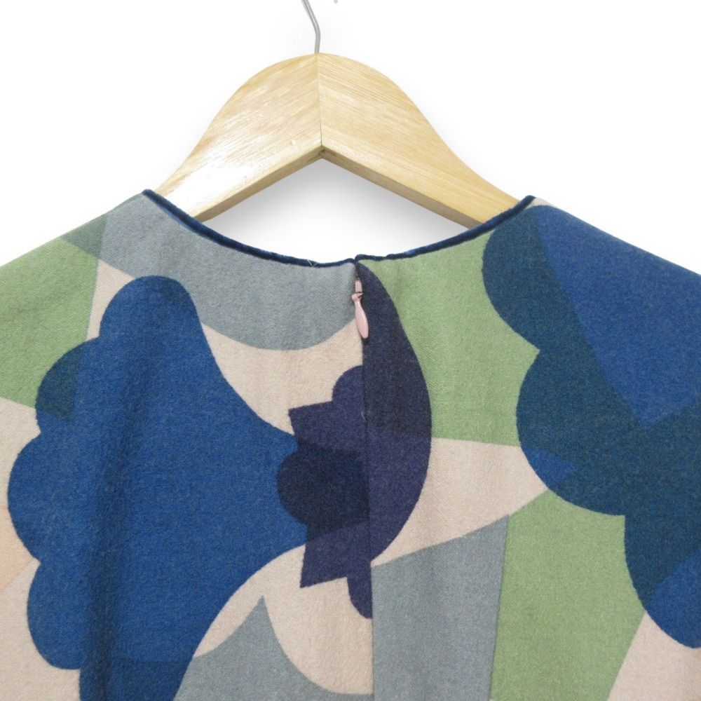 美品 mina perhonen ミナペルホネン flower basket ウール×シルク  