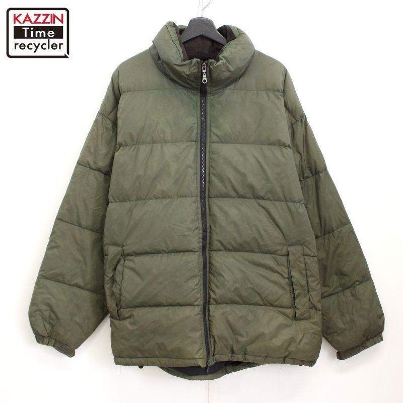 00s GAP ダブルジップ  ダウンジャケット メンズ 表記Lサイズ