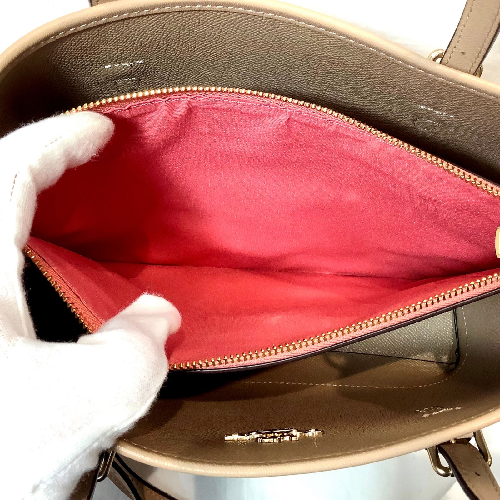 美品】コーチ（COACH）モリートー ト25 C8416 アウトレット キャンバス  