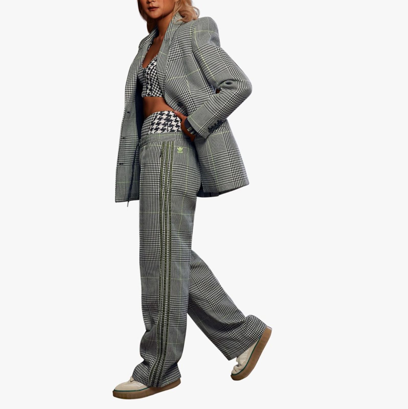 【新品】adidas アディダス ivy park ラインパンツ スーツパンツ adidas パンツ ivy park Suit Pant サイドライン カジュアル 未使用