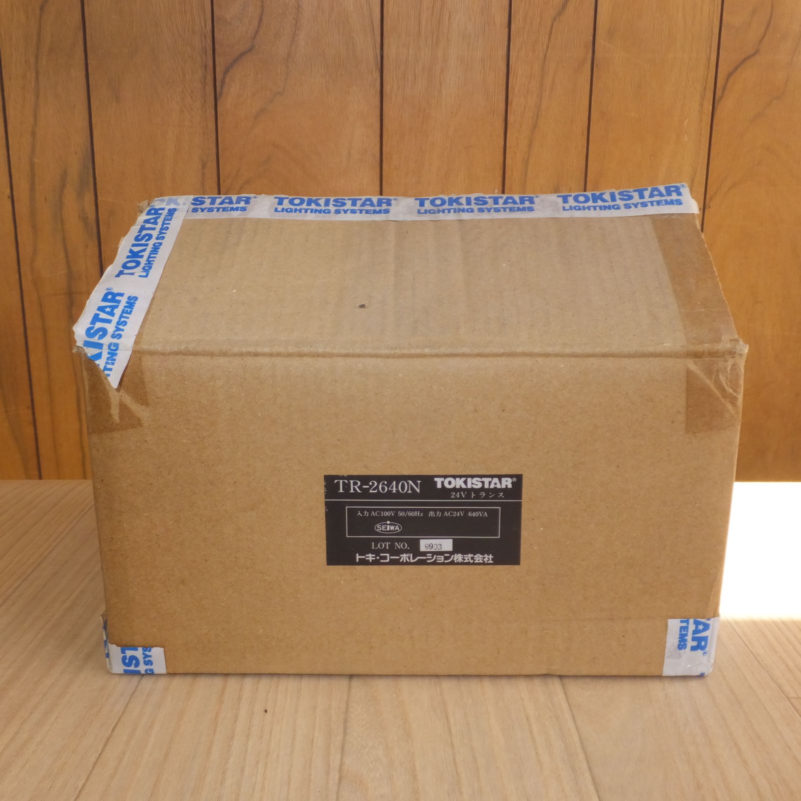 送料無料]未使用☆トキスター TOKISTAR 24V トランス TR-2640N 入力 