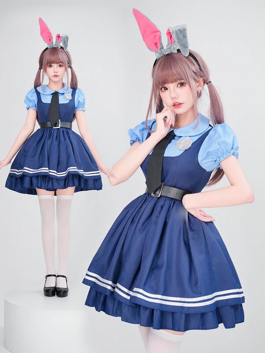 ズートピア ジュディ・ホップス ポリス うさぎ コスプレ衣装 M