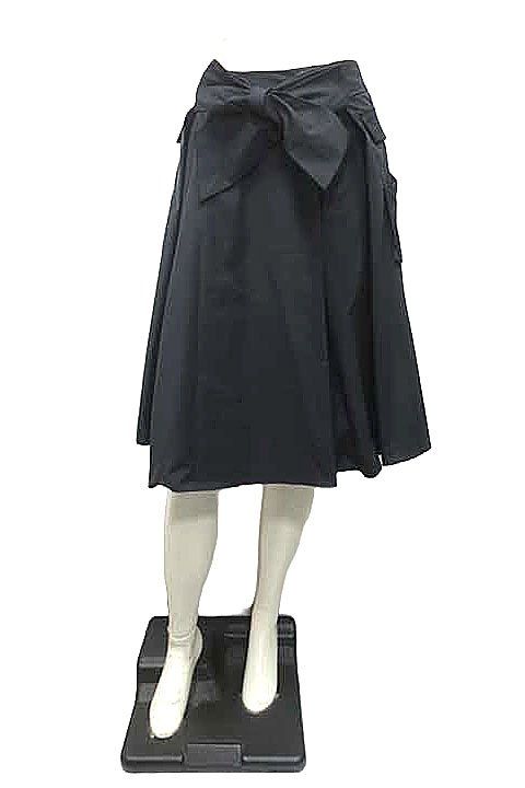 フォクシー FOXEY スカート ブラック サイズ38 S相当 春秋冬