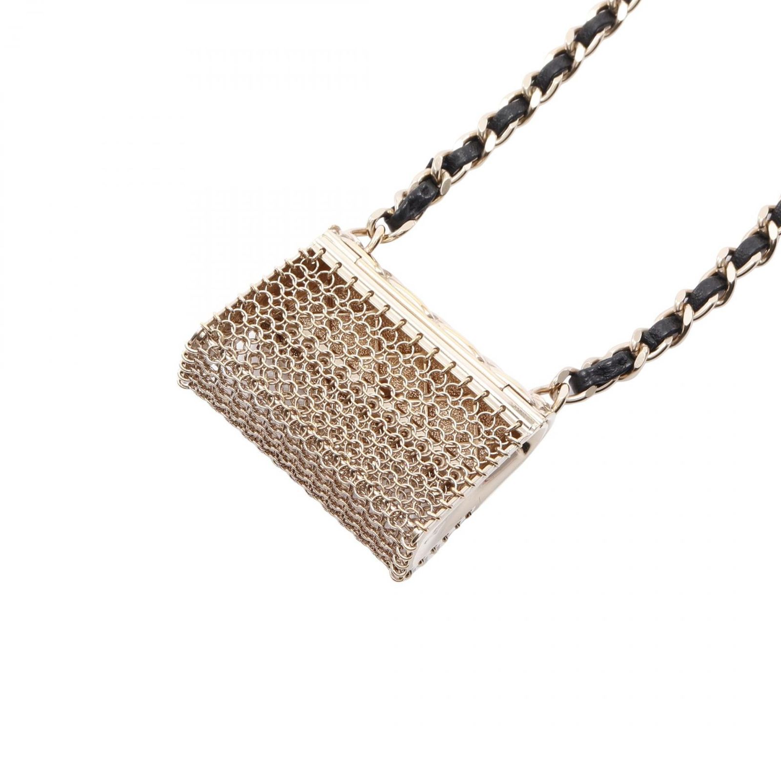 シャネル CHANEL ネックレス マトラッセ バッグモチーフ GP