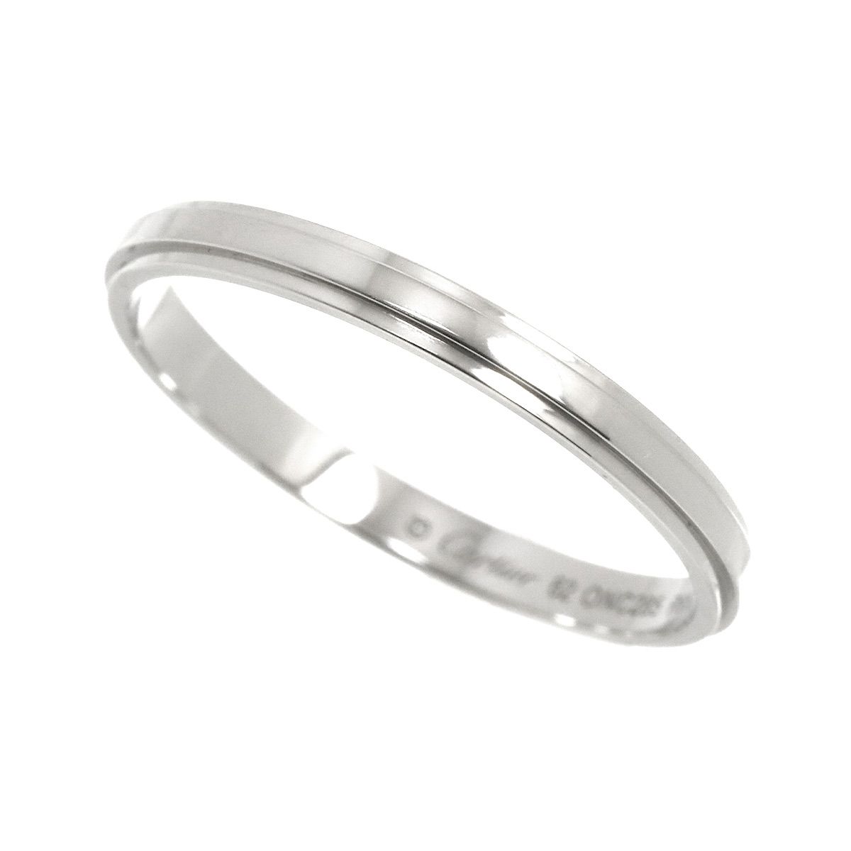 カルティエ Cartier ダムール #62 リング 幅2.5mm Pt プラチナ 指輪 d  