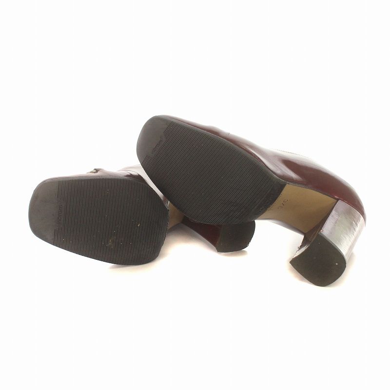 グッチ GUCCI パンプス ハイヒール チャンキーヒール ホースビット