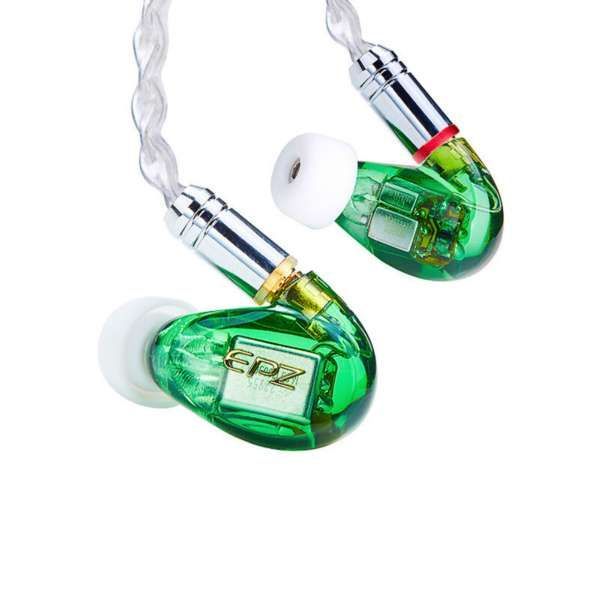 イーピージーEPZプロフェッショナルHifiモニタリングイヤホン EPZ 320 KNOWLES USA 3BA バランスドアーマチュアムービングコイルアイオン3D医療用樹脂プロミュージシャンモニターイヤホン JADE GREEN