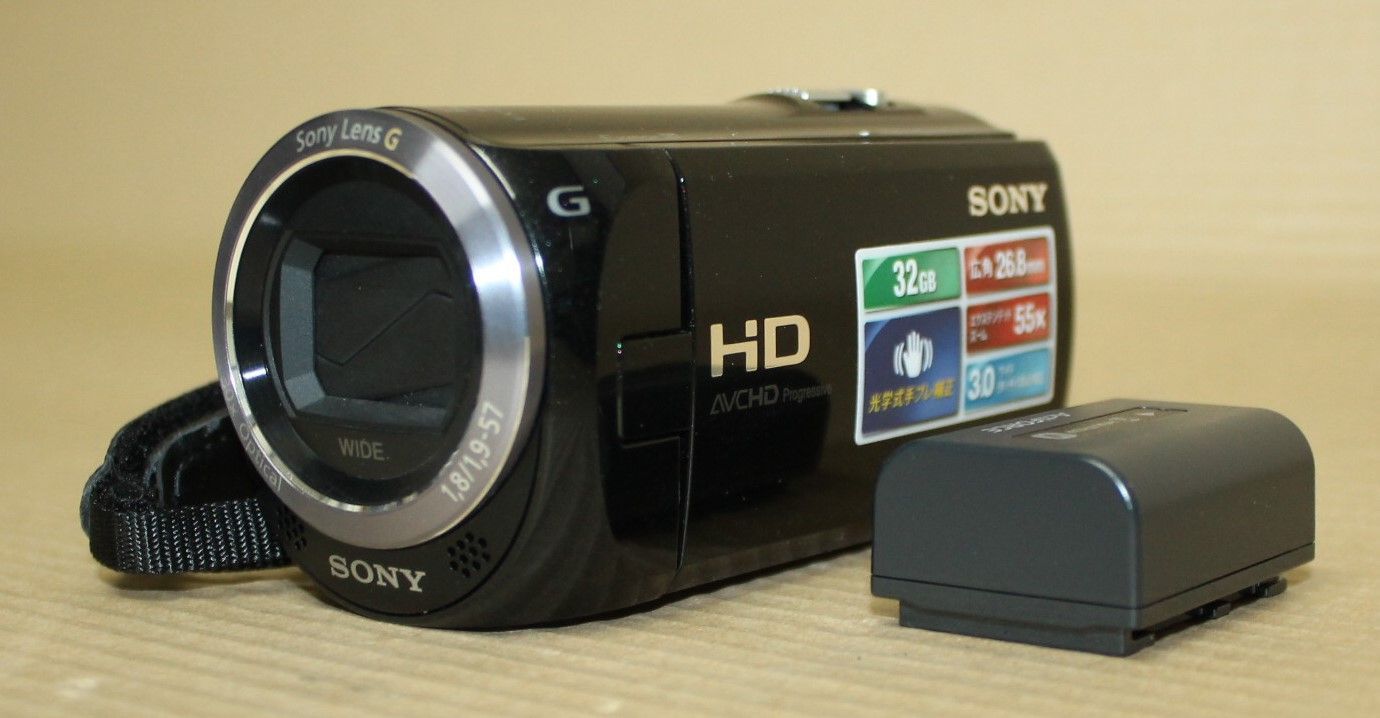 SONY ハンディカム HDR-CX390 HDR-CX390 特長 : 快適な操作性