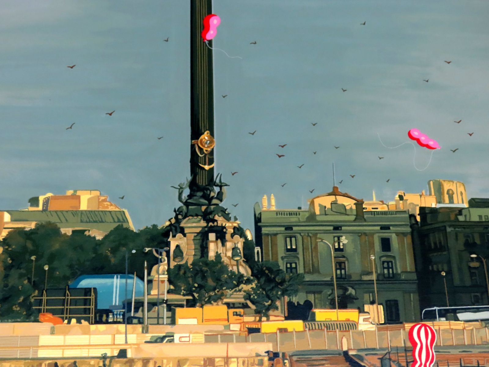 恋人たちのフェスティバル シルクスクリーン