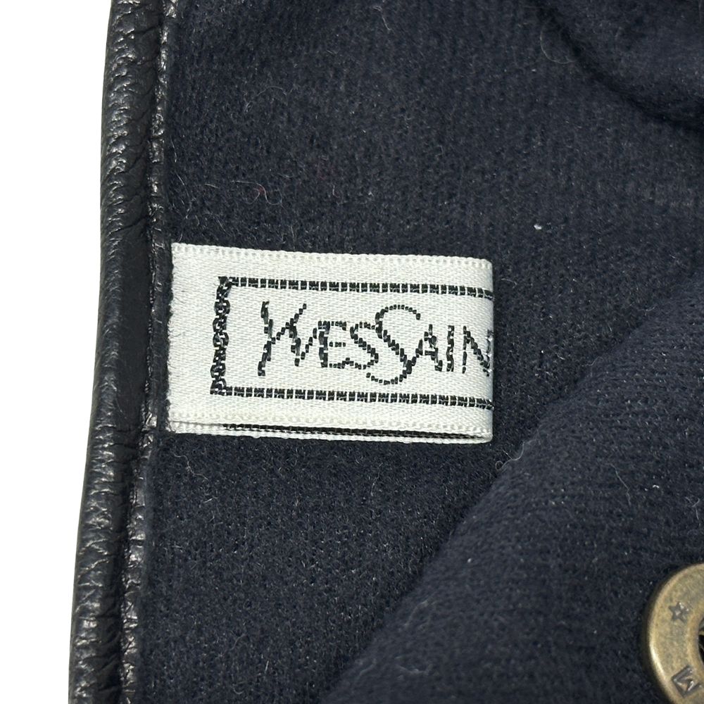 新品タグ付✨イヴ・サンローラン ラムスキンレザーグローブ ブラック イヴ・サンローラン YVES SAINT LAURENT 手袋 メンズ ブランド