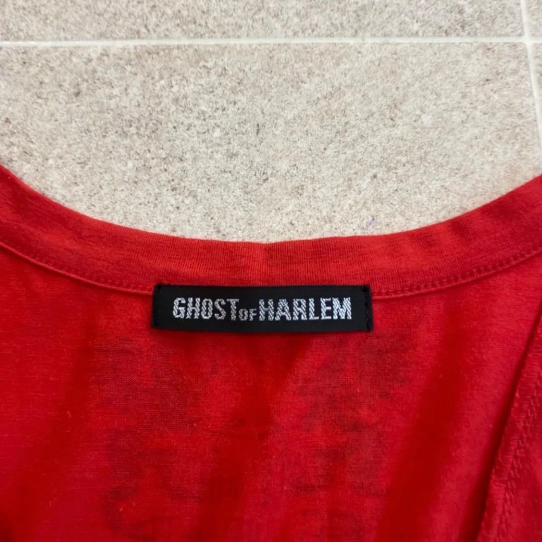 GHOST OF HARLEM パンクロック 平成初期 フェアリーグランジy2k ハトメ 英字 十字架 ロンT