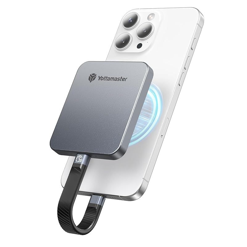 Yottamaster 1TB SSD 外付け磁気 最大2000MB|s USB 3.2 Gen 2x2外付けポータブルSSD アジュバント4K ProRes HDR 対応 iPhone 17|16 Pro Max スマートフォン タブレット ノートパソコ 1