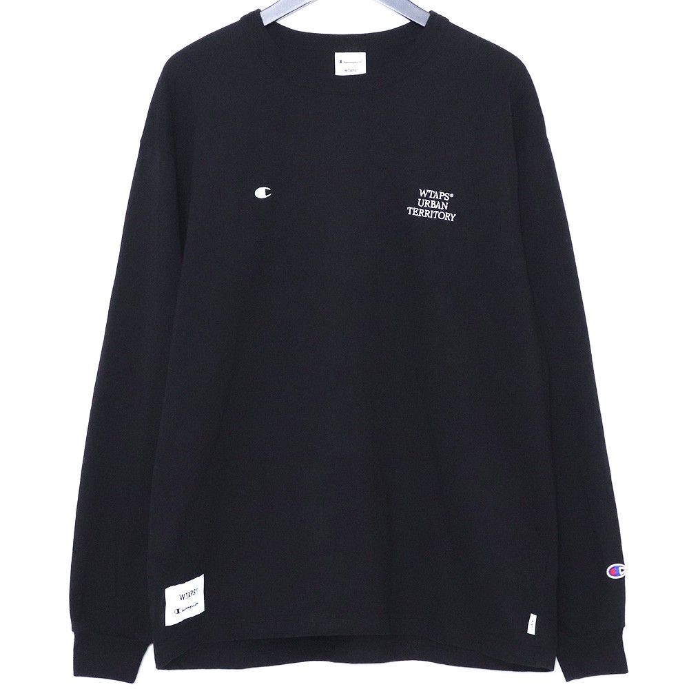 wtaps × champion ロンT 即日発送】WTAPS x Champion ロンT 黒 Sサイズ