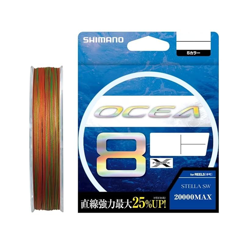 シマノ SHIMANO PEライン オシア8 400m LD-A81S 10号 68.9kg 5