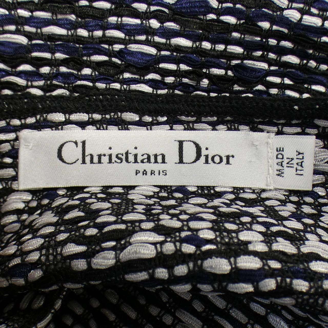 【良品】Christian Dior ノーカラージャケット ブラック 13 L Christian Dior ノーカラー ジャケット 良品】Christian Dior
