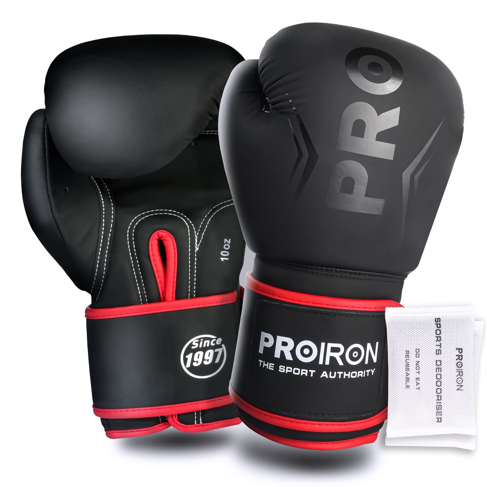 PROIRON ボクシンググローブ 8オンス 10オンス 12オンス 14オンス パンチンググローブ ボクシング用グローブ 厚く、耐久性があり、快適 boxing gloves メンテナンスバッグ付き 180日間の