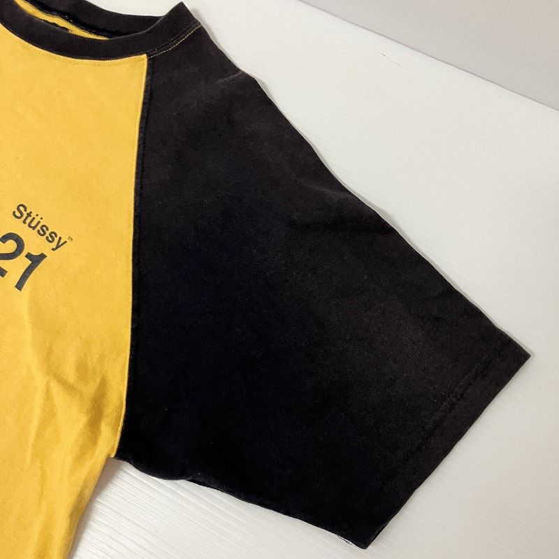 未使用 stussy オールド ステューシー ロゴ ラグラン Tシャツ ステューシー STUSSY 90SS 00S 紺タグ アーカイブ ラグラン