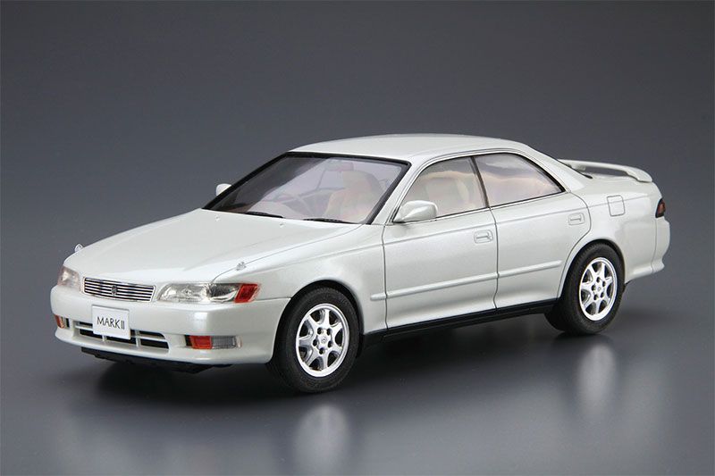 1/24 アオシマ 90マークII 完成品 アオシマ プラモデル 1/24 ザ・モデルカー No.90 トヨタ JZX90